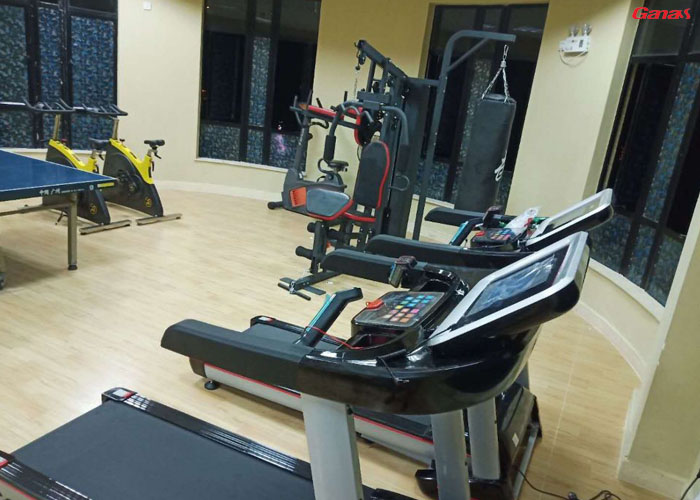 广东云浮翔顺龙山酒店健身房案例
